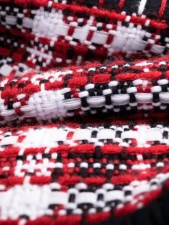 Promo 𧨠Thom Browne Tartan tweed overcoat single breasted coats of women π€© 13 Thom Browne tartan tweed overcoat