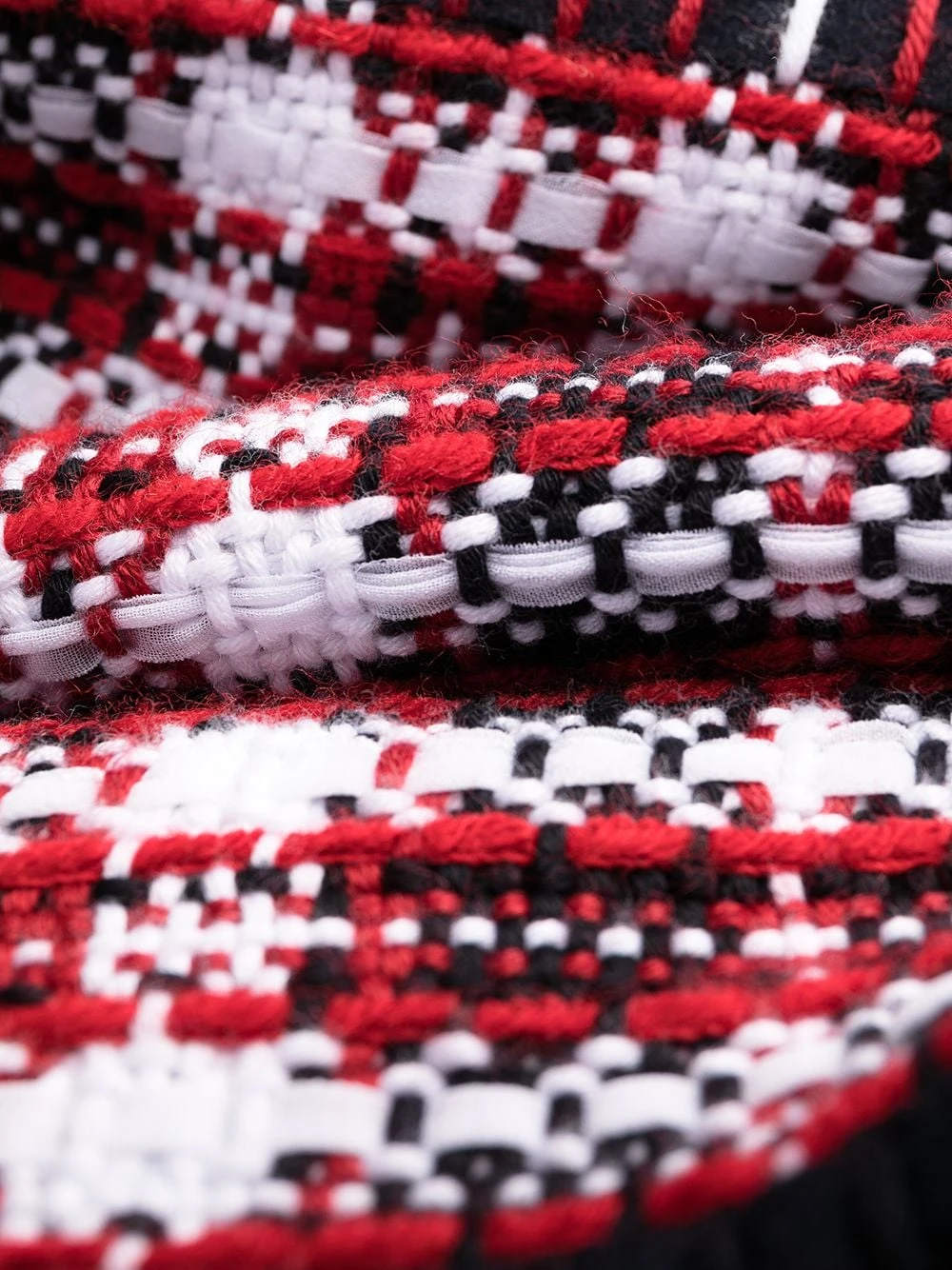 Promo 𧨠Thom Browne Tartan tweed overcoat single breasted coats of women π€© 7 Thom Browne tartan tweed overcoat