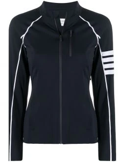 Thom Browne compression zip-up 4-Bar jacket