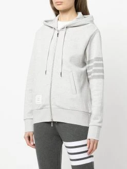 Cheapest π Thom Browne ZIP UP HOODIE IN CLASSIC LOOPBACK W/ TONAL 4 BAR performance sweatshirts & hoodies of women π₯ 7 Thom Browne ZIP UP HOODIE IN CLASSIC LOOPBACK W/ TONAL 4 BAR
