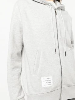 Cheapest π Thom Browne ZIP UP HOODIE IN CLASSIC LOOPBACK W/ TONAL 4 BAR performance sweatshirts & hoodies of women π₯ 9 Thom Browne ZIP UP HOODIE IN CLASSIC LOOPBACK W/ TONAL 4 BAR