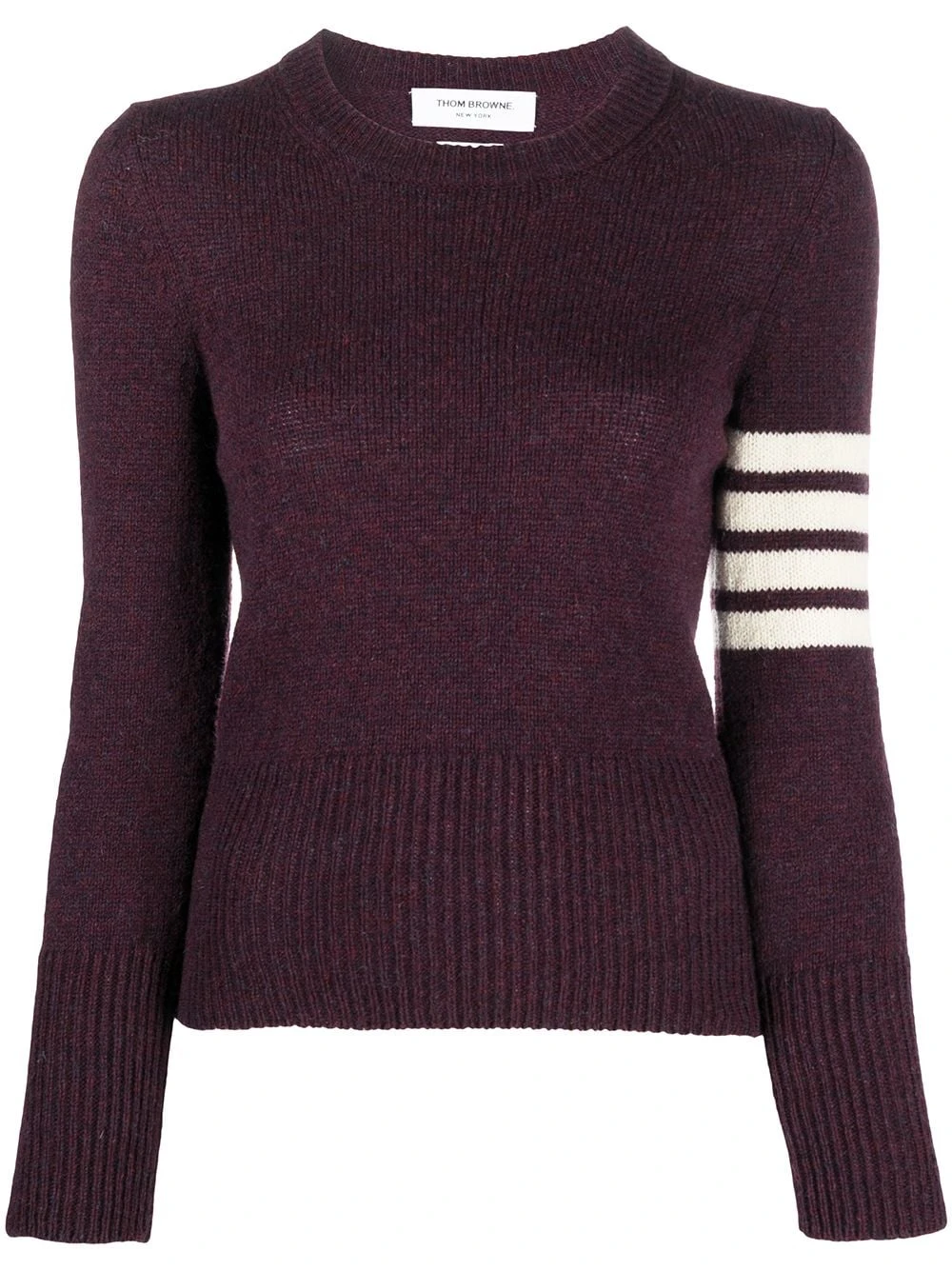 Flash Sale π Thom Browne 4 Bar stripe crew neck knitted jumper knitted sweaters of women π 1 Thom Browne 4-Bar stripe crew neck knitted jumper
