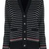 Thom Browne RWB stripe v-neck cardigan