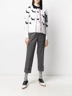 Thom Browne Hector intarsia-knit top