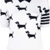 Thom Browne Hector intarsia-knit top