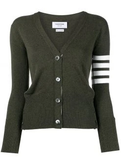 Thom Browne 4-Bar classic V-neck cardigan