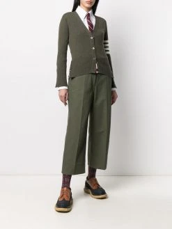 Thom Browne 4-Bar classic V-neck cardigan