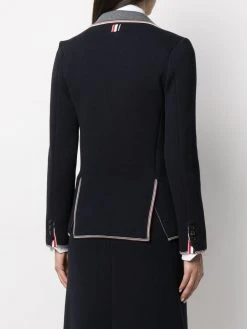 Best Pirce ⌛ Thom Browne RWB piping sport coat blazers of women ⭐ 4 Thom Browne RWB-piping sport coat