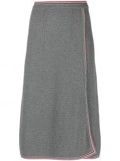 Thom Browne RWB stripe high-waisted skirt