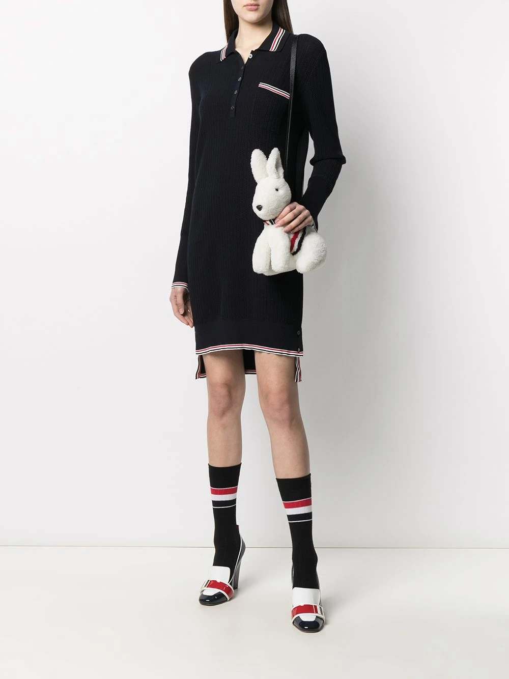 Cheap π Thom Browne RWB stripe rabbit crossbody bag messenger & crossbody bags of women π 2 Thom Browne RWB stripe rabbit crossbody bag