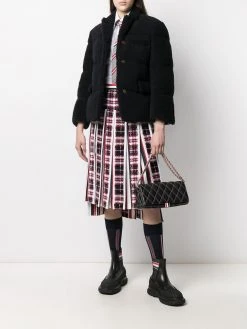 Thom Browne quilted-effect RWB shoulder bag