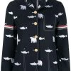 Thom Browne bear salmon blazer jacket
