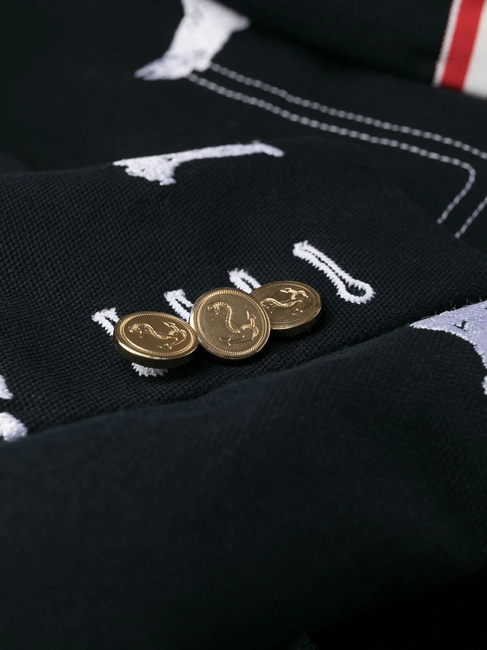 Best Pirce π Thom Browne Bear salmon blazer jacket blazers of women β¨ 7 Thom Browne bear salmon blazer jacket