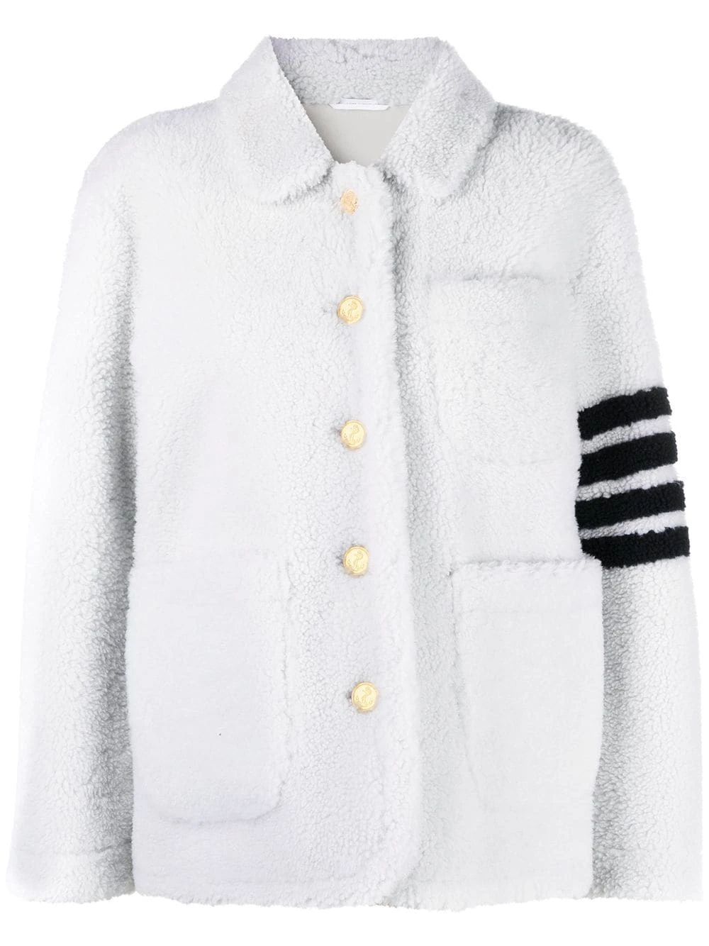 Best deal ⭐ Thom Browne 4 Bar shearling jacket faux fur & shearling jackets of women ⭐ 1 Thom Browne 4-Bar shearling jacket