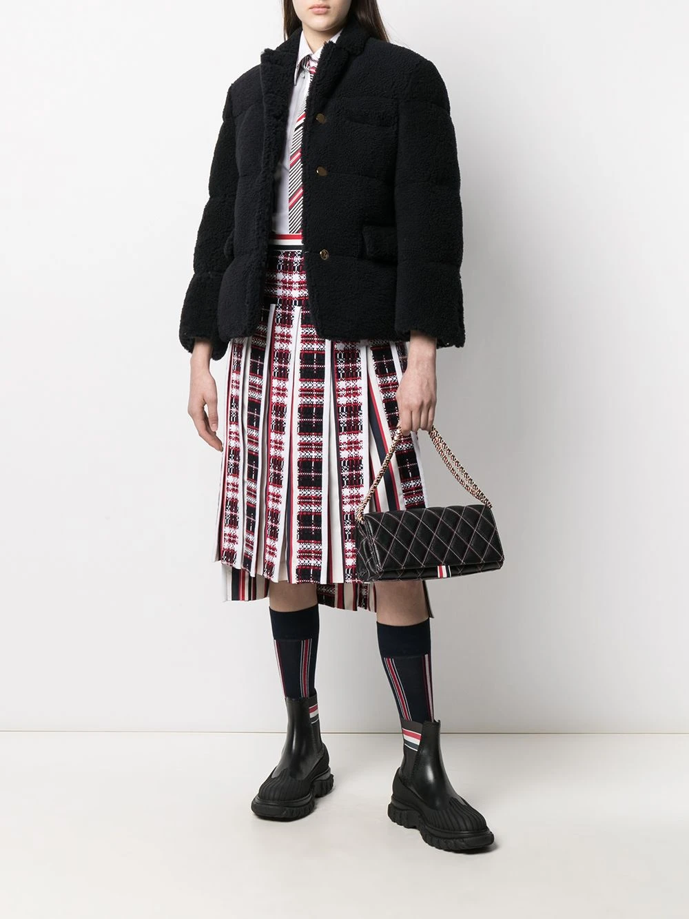 New ⭐ Thom Browne Padded shearling sport coat down jackets of women ✨ 2 Thom Browne padded shearling sport coat