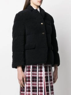 New ⭐ Thom Browne Padded shearling sport coat down jackets of women ✨ 7 Thom Browne padded shearling sport coat