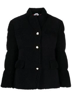 Thom Browne padded shearling sport coat