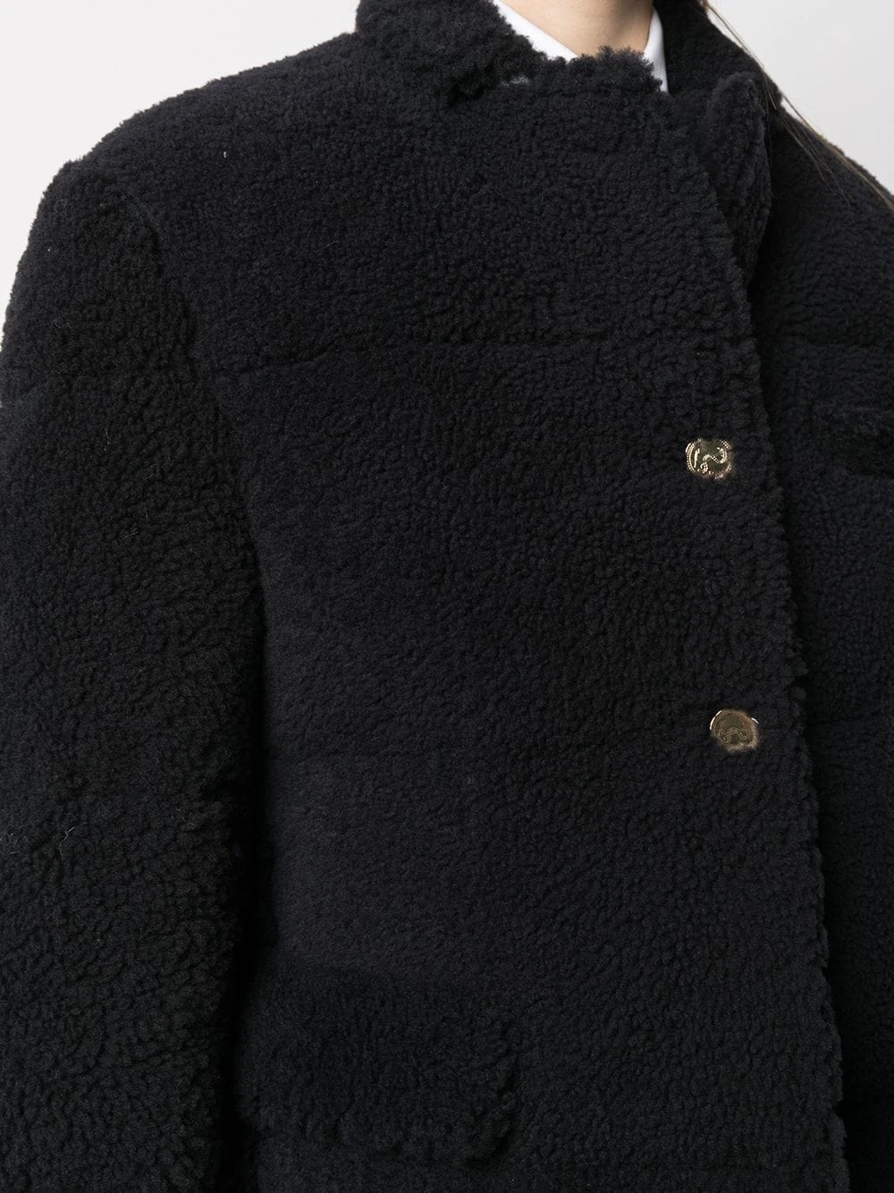 New ⭐ Thom Browne Padded shearling sport coat down jackets of women ✨ 5 Thom Browne padded shearling sport coat