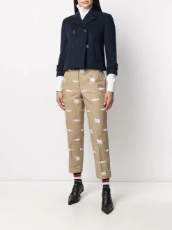 Thom Browne notched-lapel double-breasted jacket