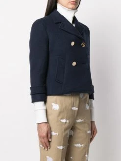 Thom Browne notched-lapel double-breasted jacket