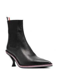 Thom Browne wing-tip chelsea boot with sculpted heel