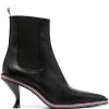 Thom Browne wing-tip chelsea boot with sculpted heel