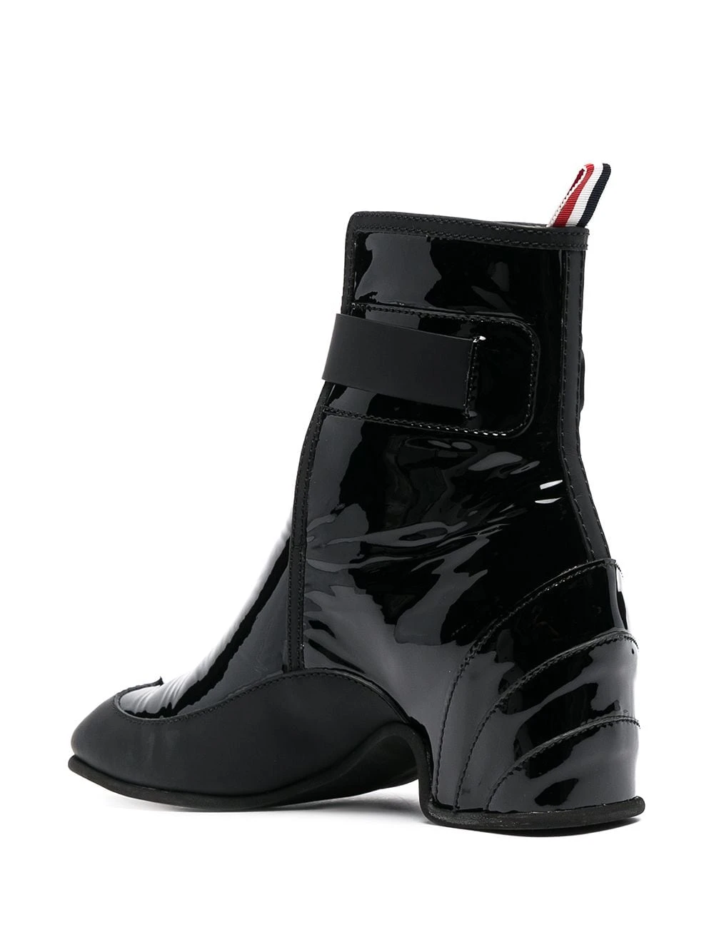 Cheap π Thom Browne Block heeled galosh ankle boots of women β 3 Thom Browne block-heeled galosh ankle boots