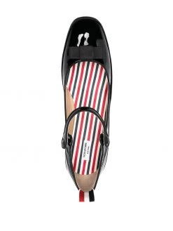 Thom Browne patent leather mary jane pumps