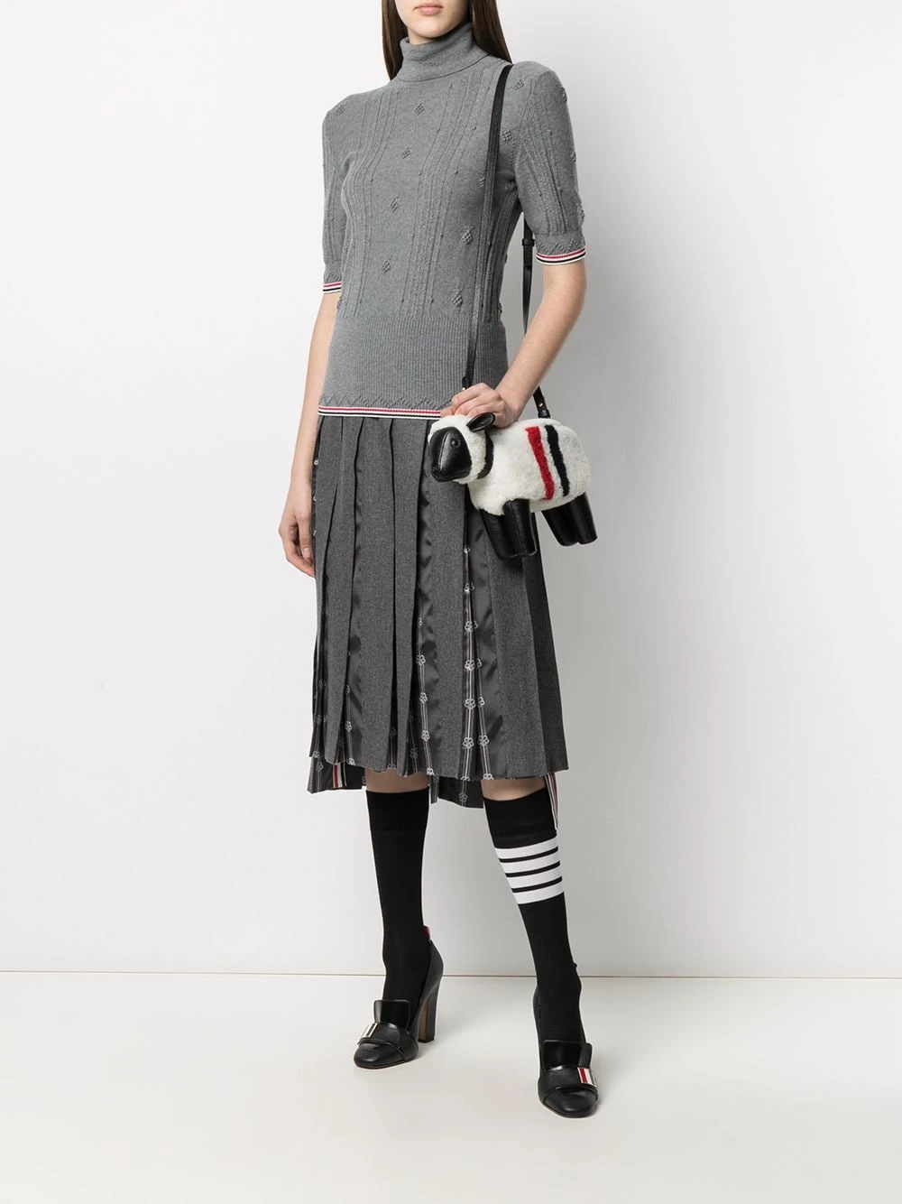 Top 10 βοΈ Thom Browne RWB stripe sheep crossbody bag messenger & crossbody bags of women π₯ 2 Thom Browne RWB stripe sheep crossbody bag