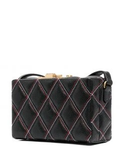 Outlet 🤩 Thom Browne Mini Trunk quilted shoulder bag clutch bags of women 💯 7 Thom Browne mini Trunk quilted shoulder bag