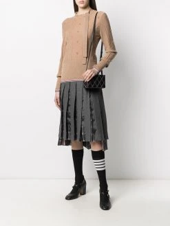 Thom Browne mini Trunk quilted shoulder bag