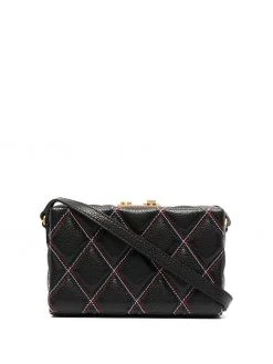 Thom Browne mini Trunk quilted shoulder bag