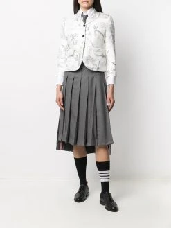 Thom Browne mix-print silk blazer