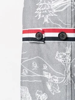 Best reviews of ✔️ Thom Browne Mix print cotton blazer blazers of women ✔️ 9 Thom Browne mix-print cotton blazer