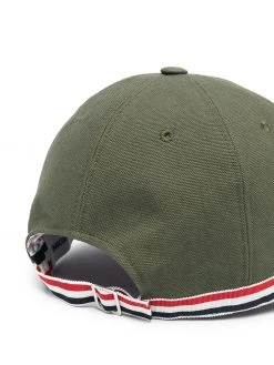 Thom Browne Bear embroidered RWB stripe baseball cap