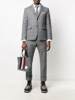 Thom Browne striped felt tote bag