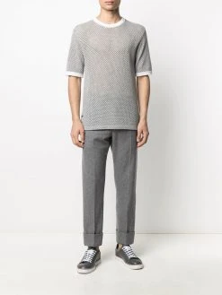 Thom Browne knitted cashmere T-shirt