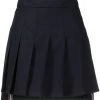 Thom Browne dropped back mini pleated skirt