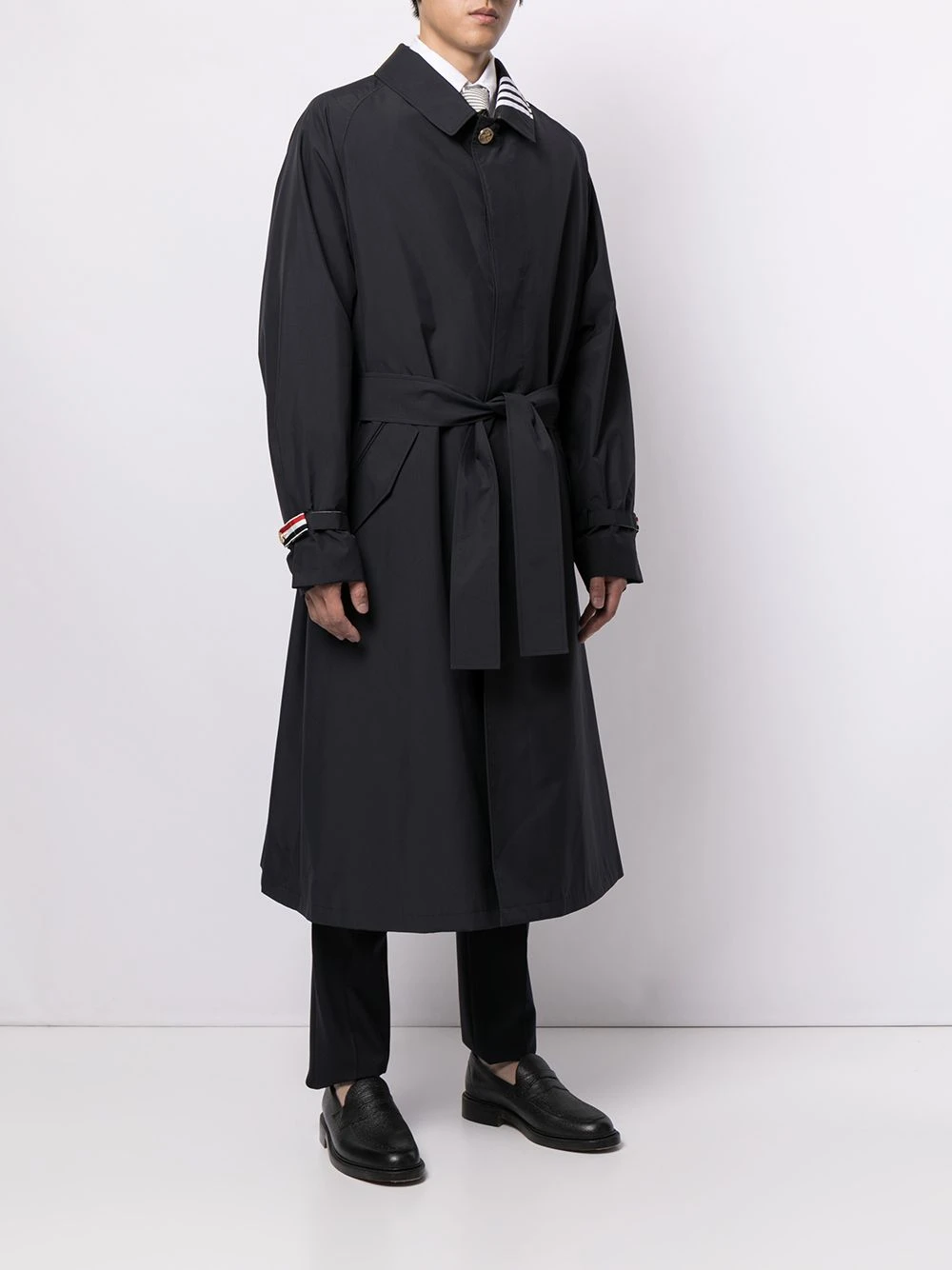 New π― Thom Browne Belted trench coat trench coats of men β¨ 3 Thom Browne belted trench coat