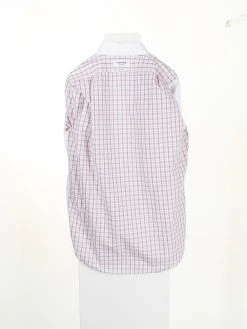 Thom Browne multi-panel check-print shirt