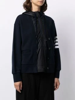 Thom Browne 4-Bar zip-up jacket