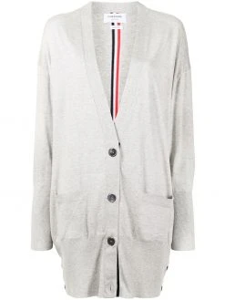Thom Browne RWB stripe buttoned cardigan