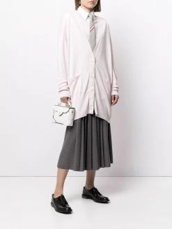 Thom Browne RWB-stripe long cardigan