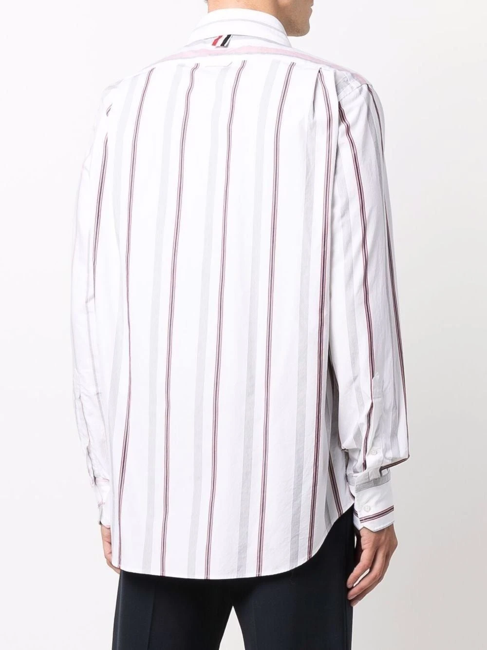 Best Pirce π Thom Browne Panelled striped shirt shirts of men β€οΈ 4 Thom Browne panelled striped shirt