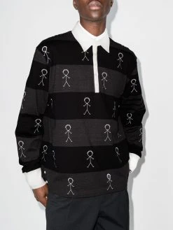 Thom Browne Mr. Thom-print polo shirt