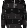 Thom Browne Mr. Thom-print polo shirt