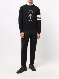 Thom Browne graphic print jumper