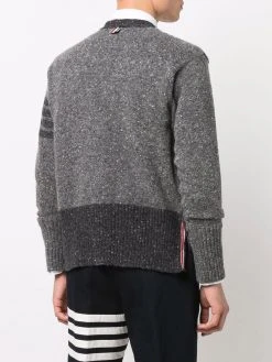 Wholesale π Thom Browne 4 Bar stripe tweed cardigan cardigans of men βοΈ 8 Thom Browne 4-Bar stripe tweed cardigan