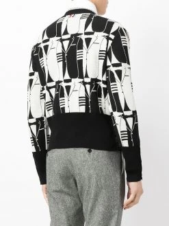 Thom Browne intarsia-knit cardigan