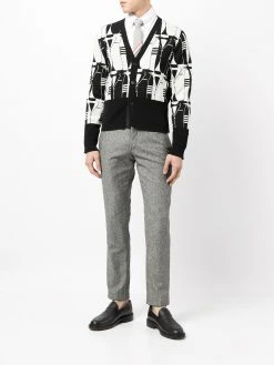 Thom Browne intarsia-knit cardigan